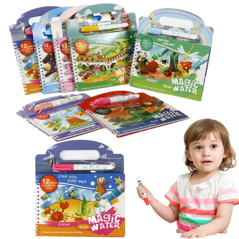 Magical Water Drawing Book