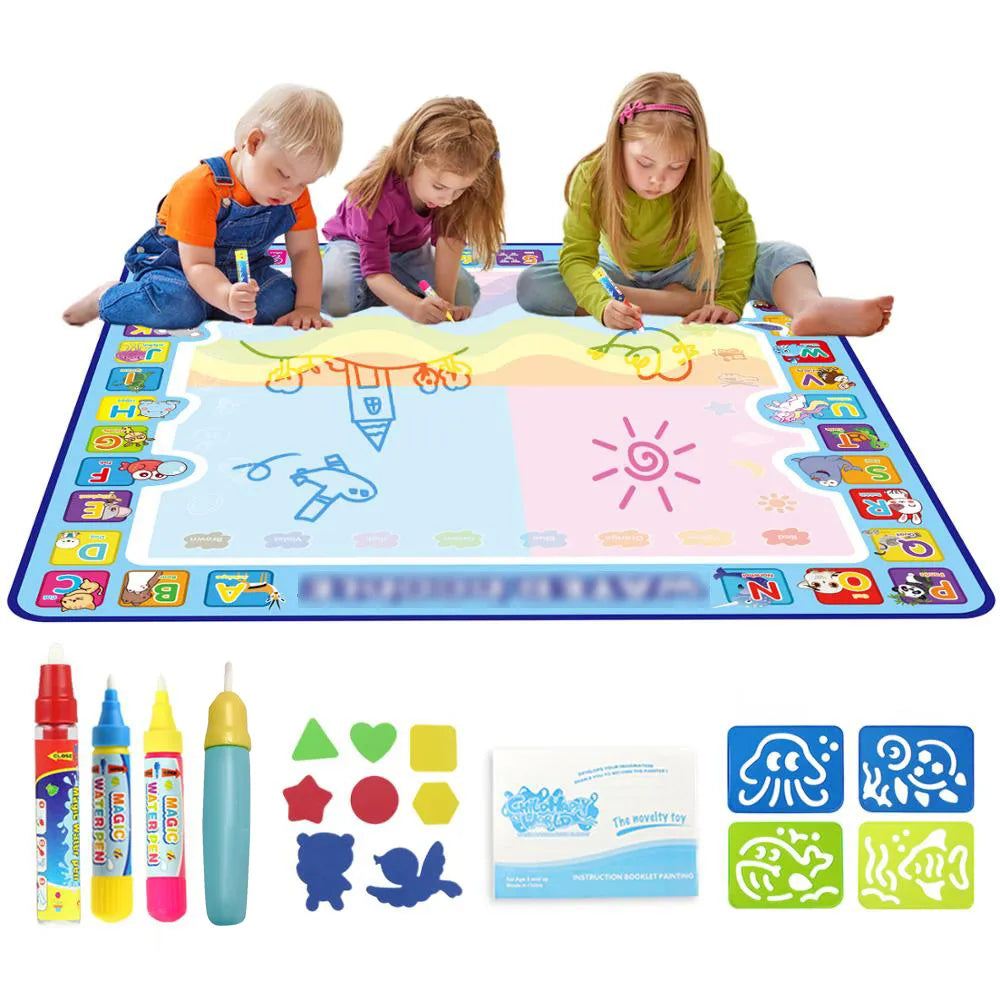 Wonder Water Doodle Mat with Magic Pens