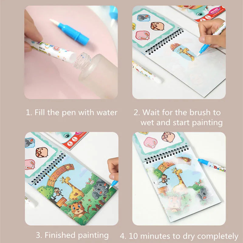 Magical Water Drawing Book