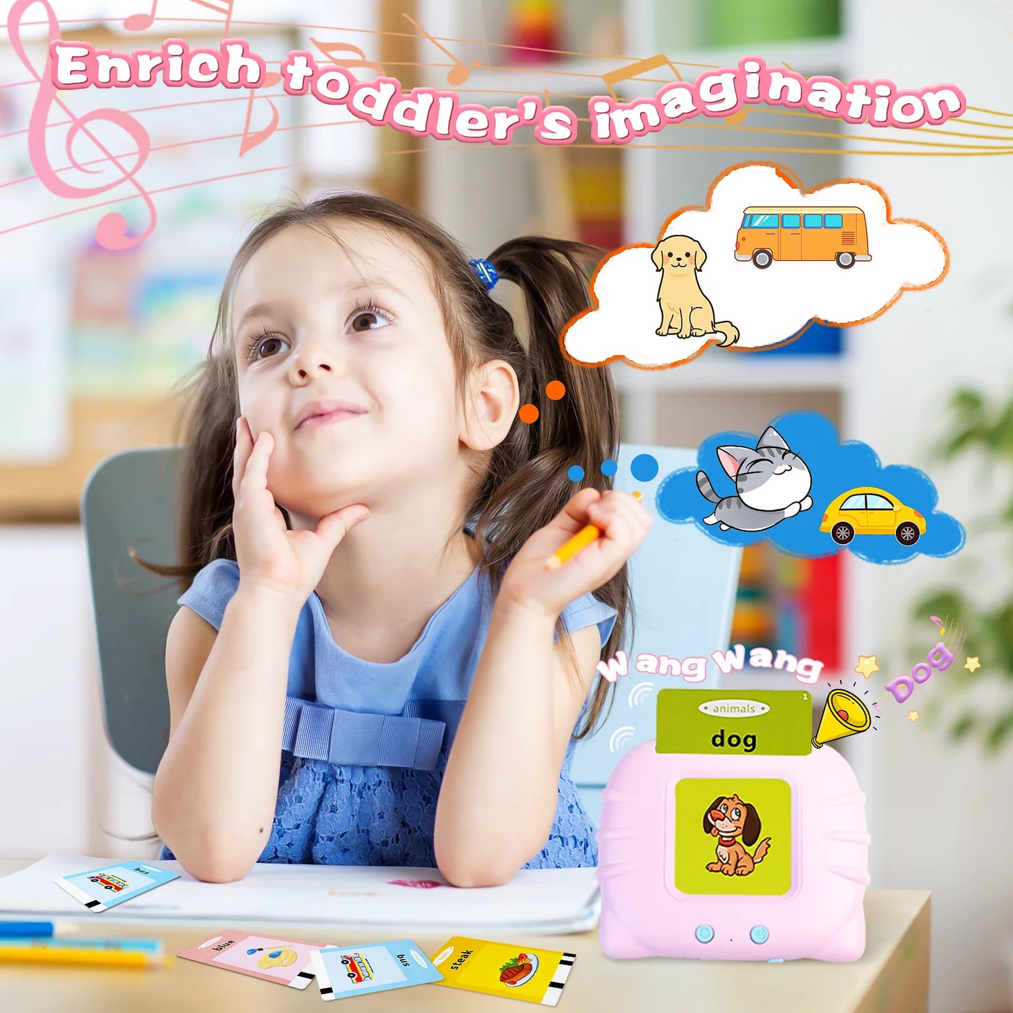 Toddler Flash Cards Learning Toy