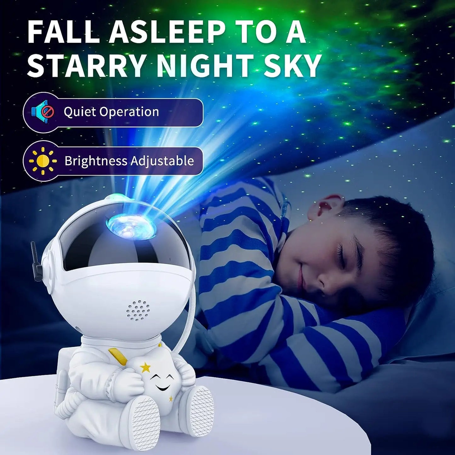 CosmoGazer: Starry Night LED Galaxy Projector